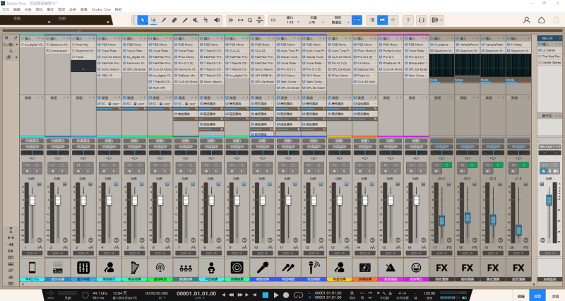 【优化版】studio one 6效果包 气势喊麦 唱歌效果调音预设模板 带全套文件互联网-资源整合XK音频资源站