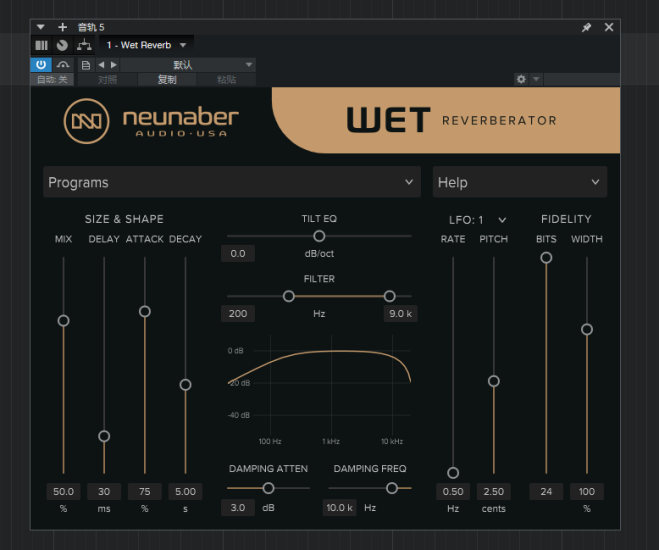 提取插件64位封装专用 Neunaber Wet Reverb湿度混响互联网-资源整合XK音频资源站